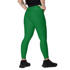 Suriname Green Leggings with pockets - Conscious Apparel Store