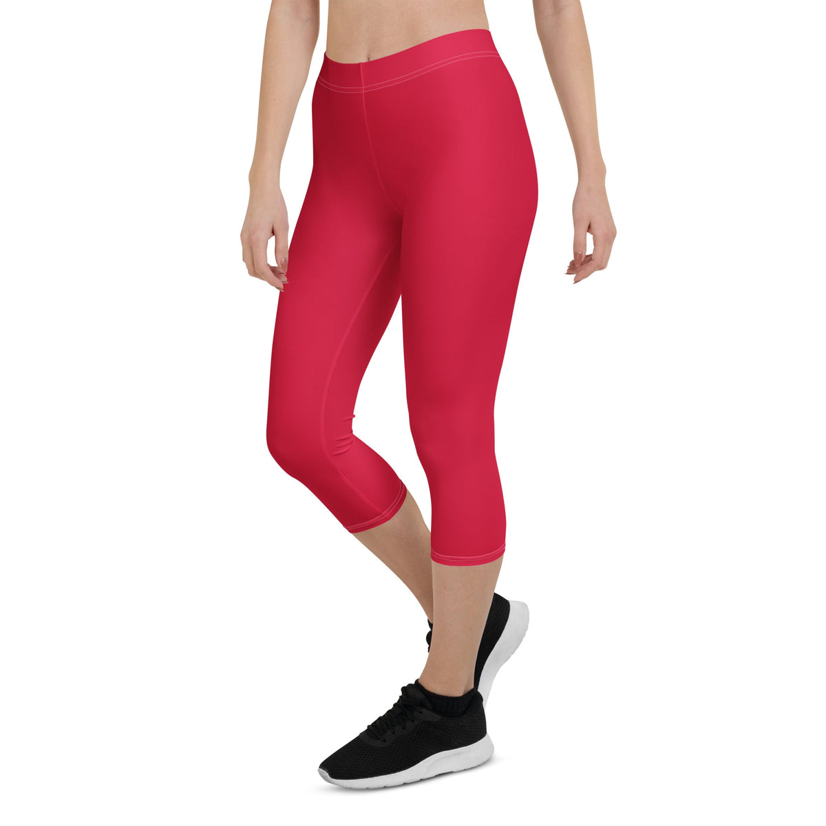 Suriname Red Capri Leggings - Conscious Apparel Store