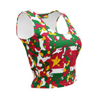 Surinamese Girl Camo Crop Top - Conscious Apparel Store