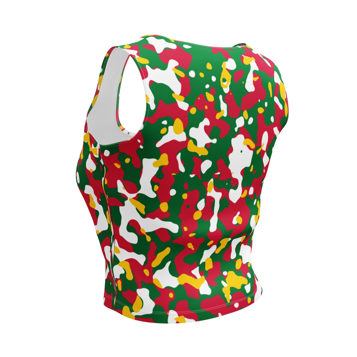 Surinamese Girl Camo Crop Top - Conscious Apparel Store