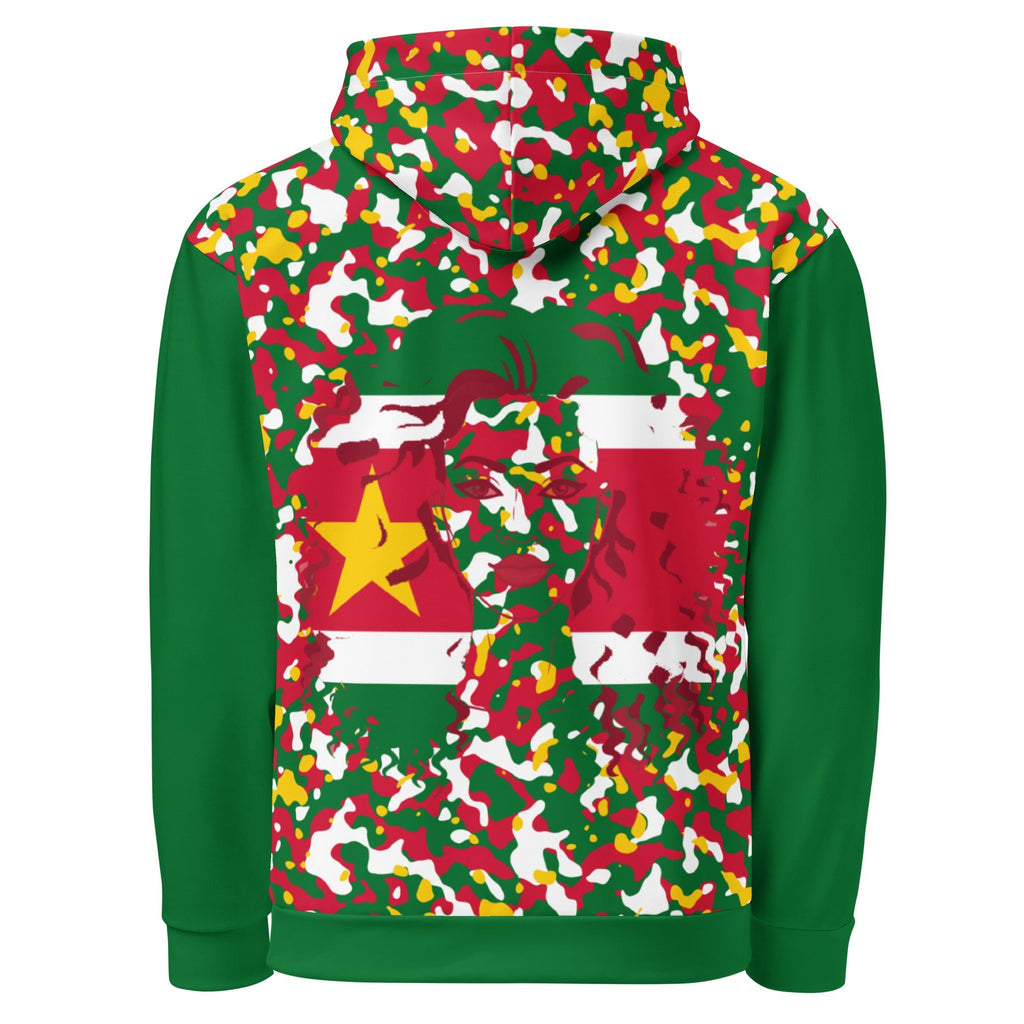 Surinamese Girl Camo Unisex Pullover Hoodie - Conscious Apparel Store