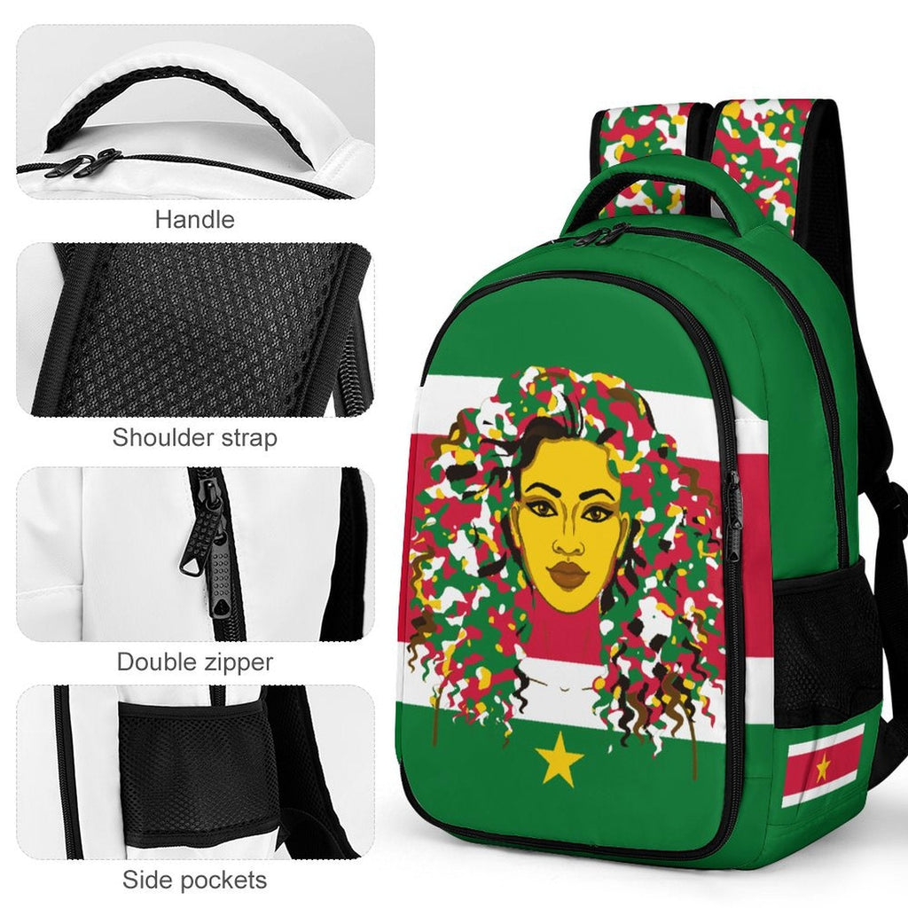 Surinamese Girl Casual Backpack - Conscious Apparel Store