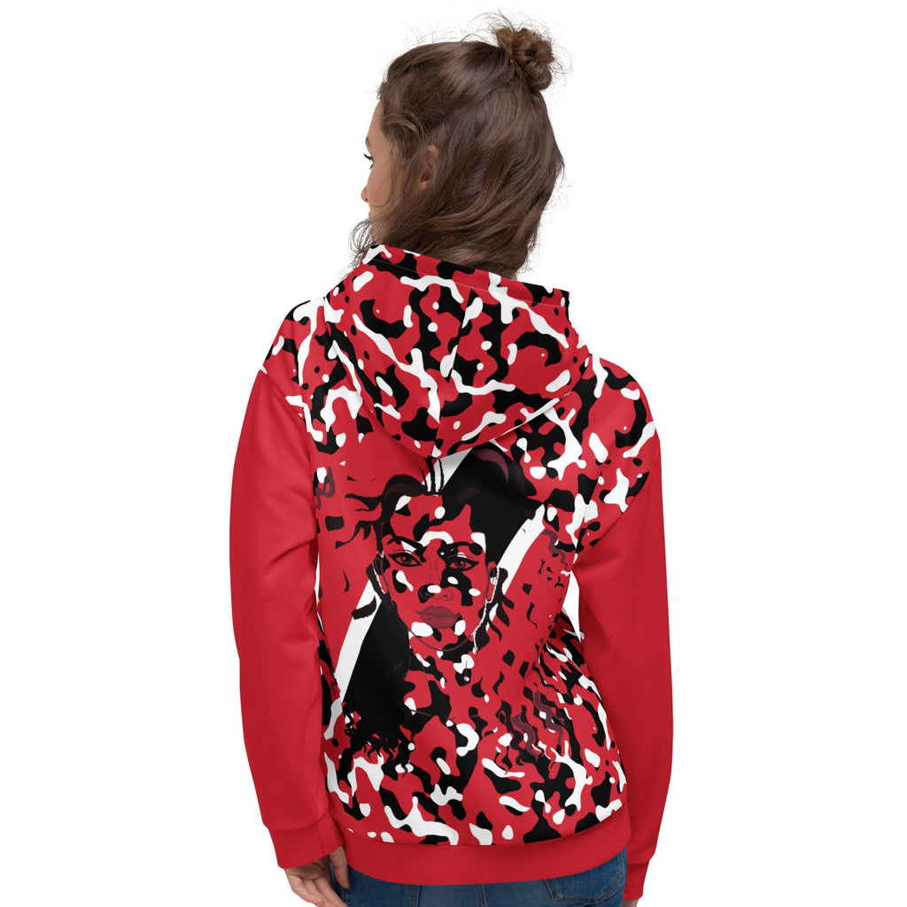 Trini Girl Camo Unisex Pullover Hoodie - Conscious Apparel Store