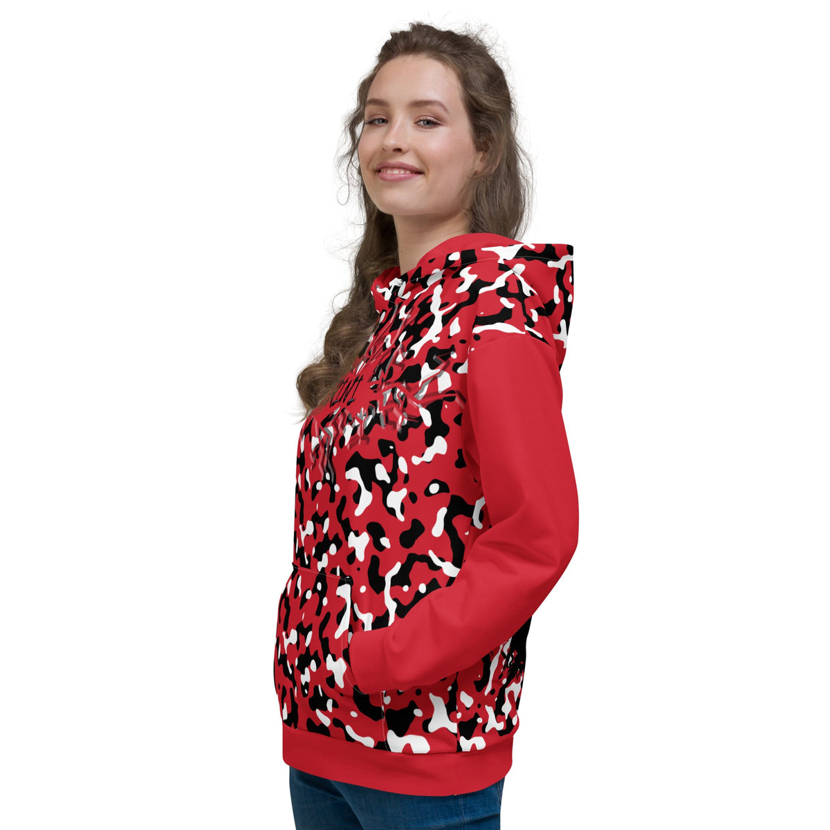 Trini Girl Camo Unisex Pullover Hoodie - Conscious Apparel Store