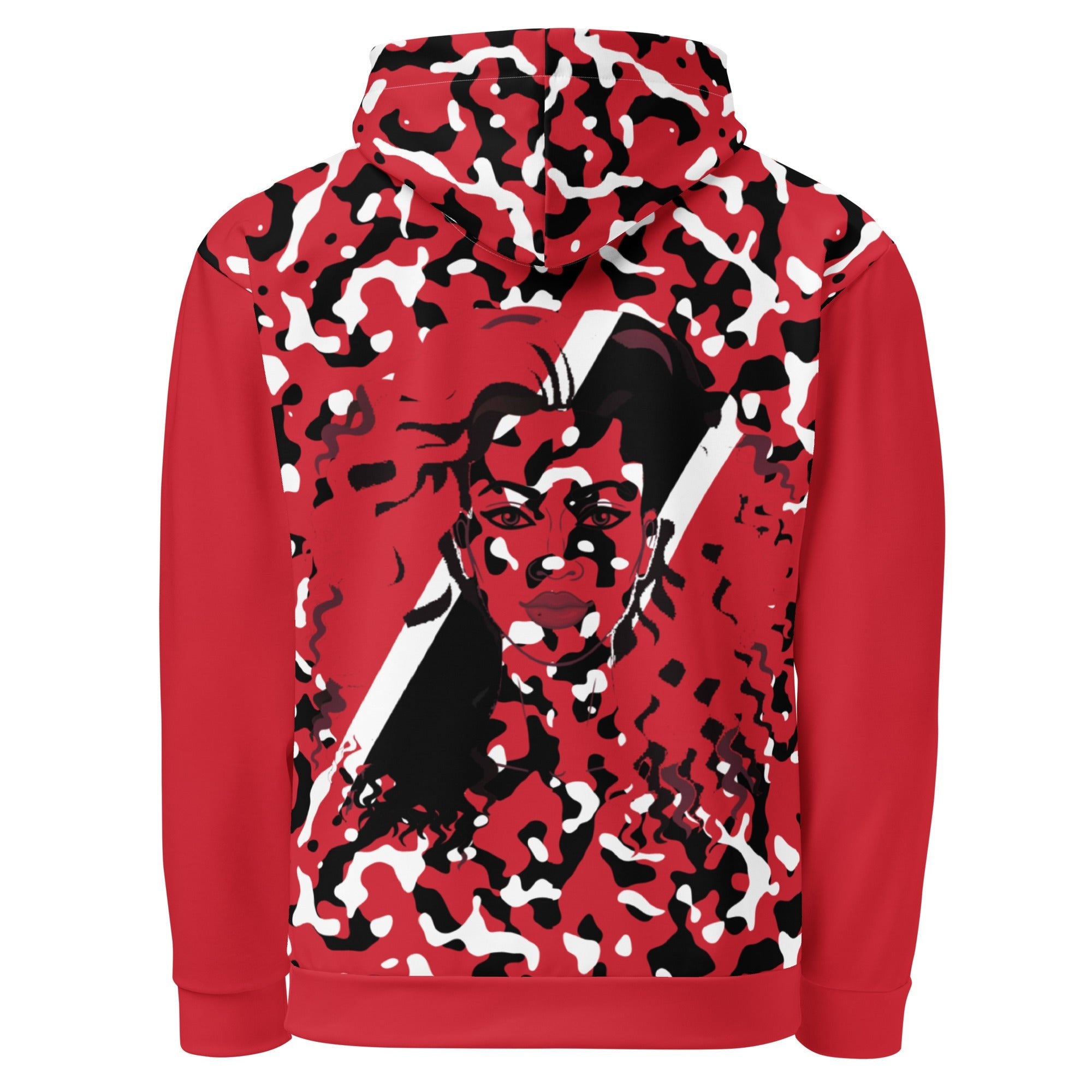 Trini Girl Camo Unisex Pullover Hoodie - Conscious Apparel Store