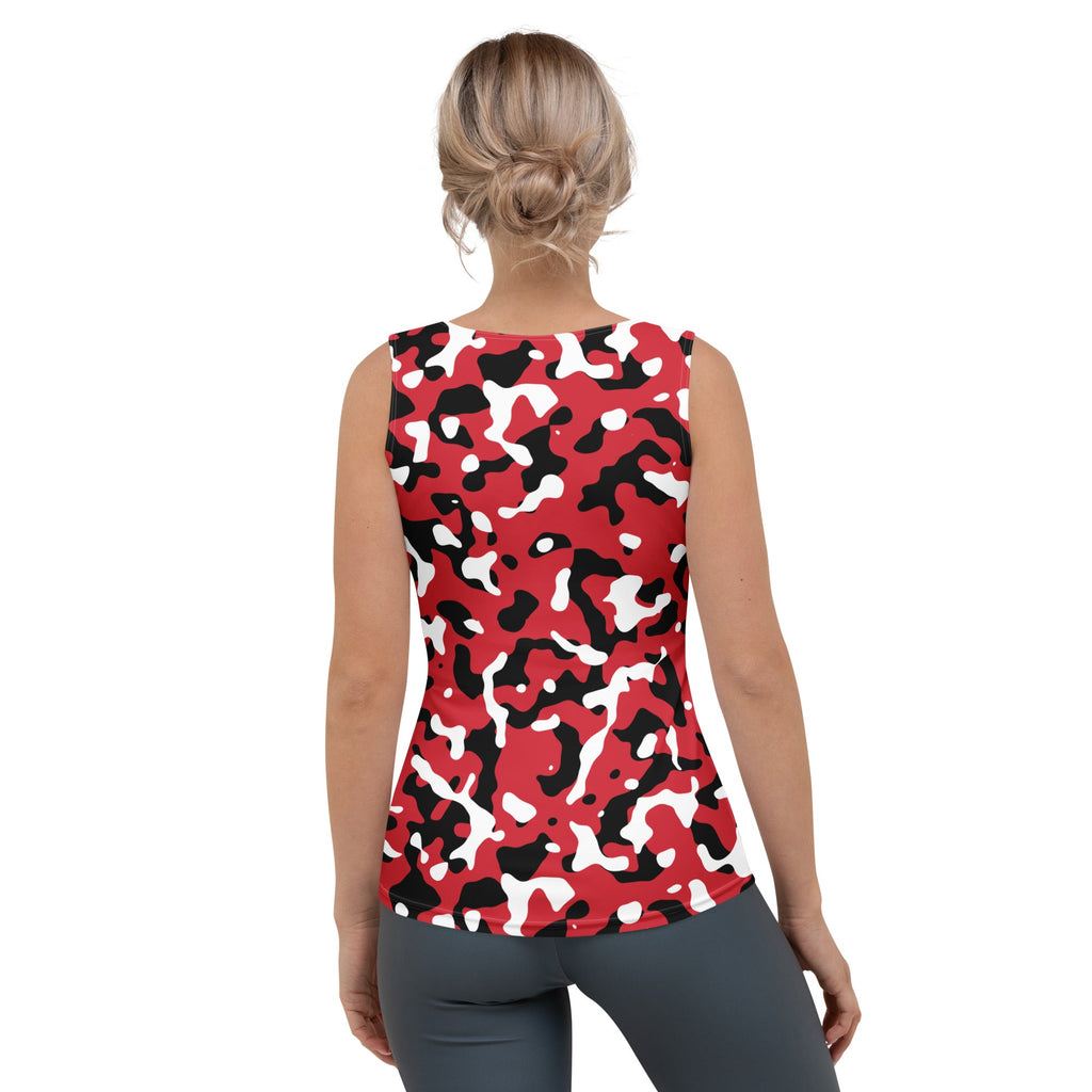 Trini Girl Camo Women's Tank Top - Conscious Apparel Store