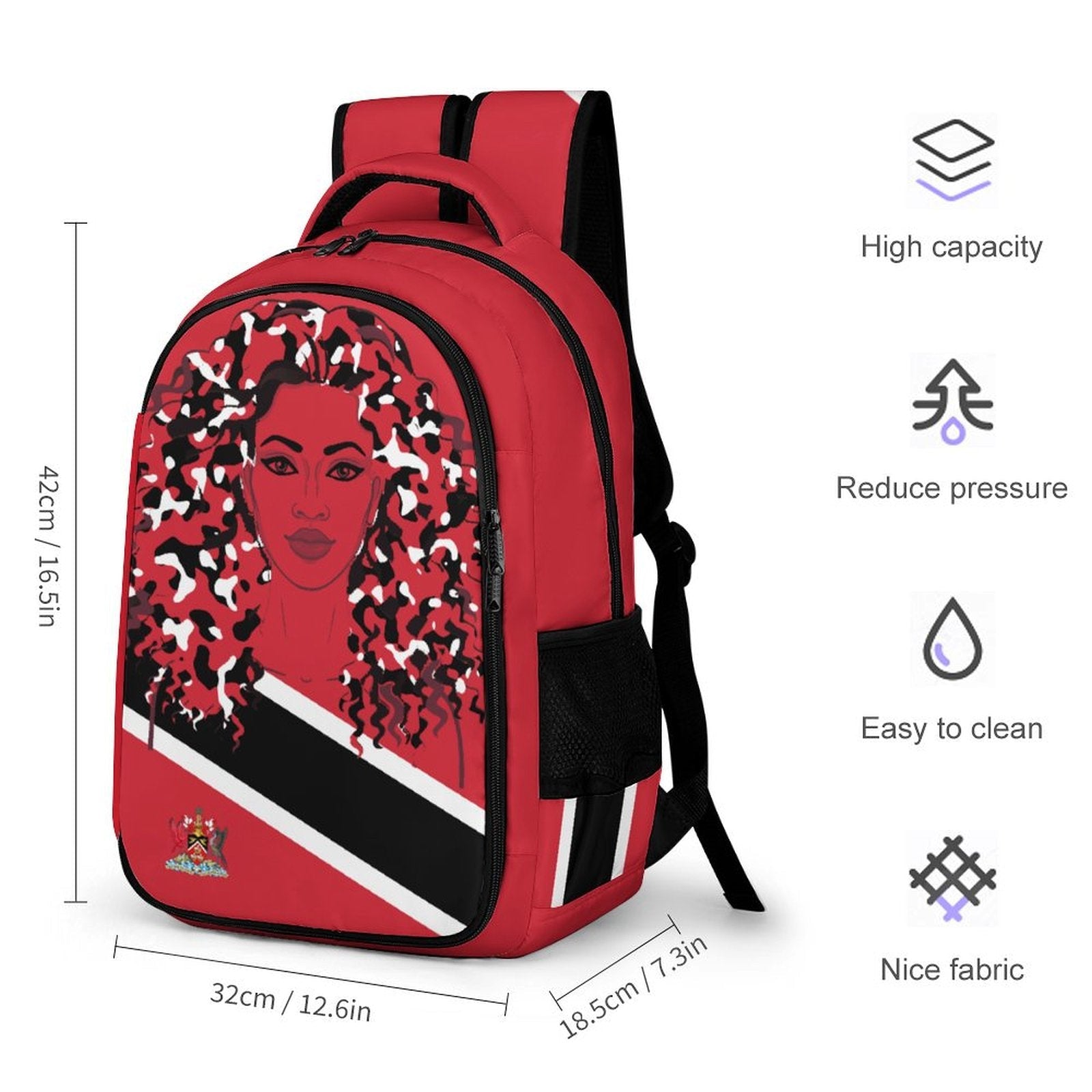 Trini Girl Casual Backpack - Conscious Apparel Store
