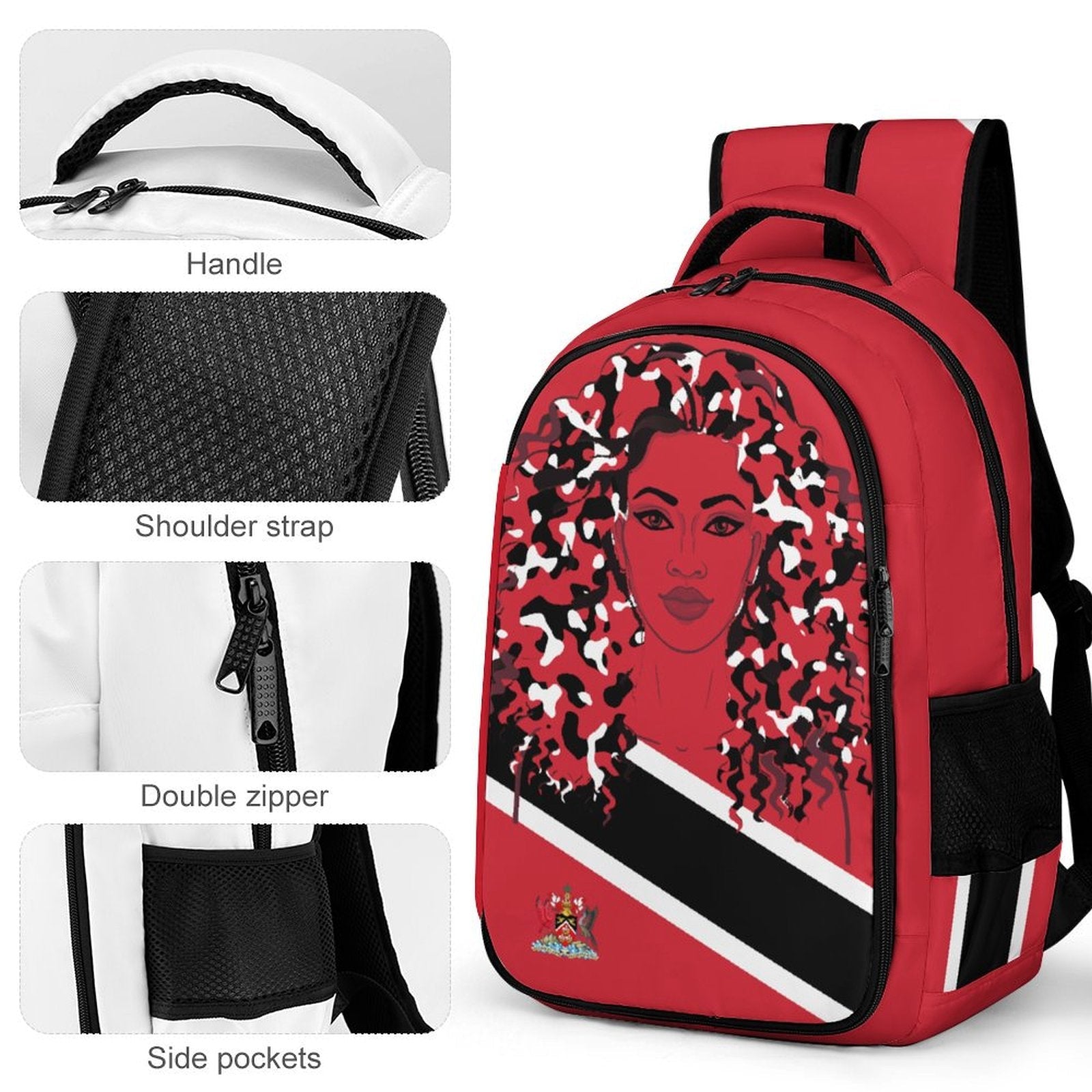 Trini Girl Casual Backpack - Conscious Apparel Store