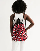 Trinidad & Tobago Flag Camo Canvas Drawstring Bag - Conscious Apparel Store