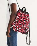 Trinidad & Tobago Flag Camo Canvas Drawstring Bag - Conscious Apparel Store