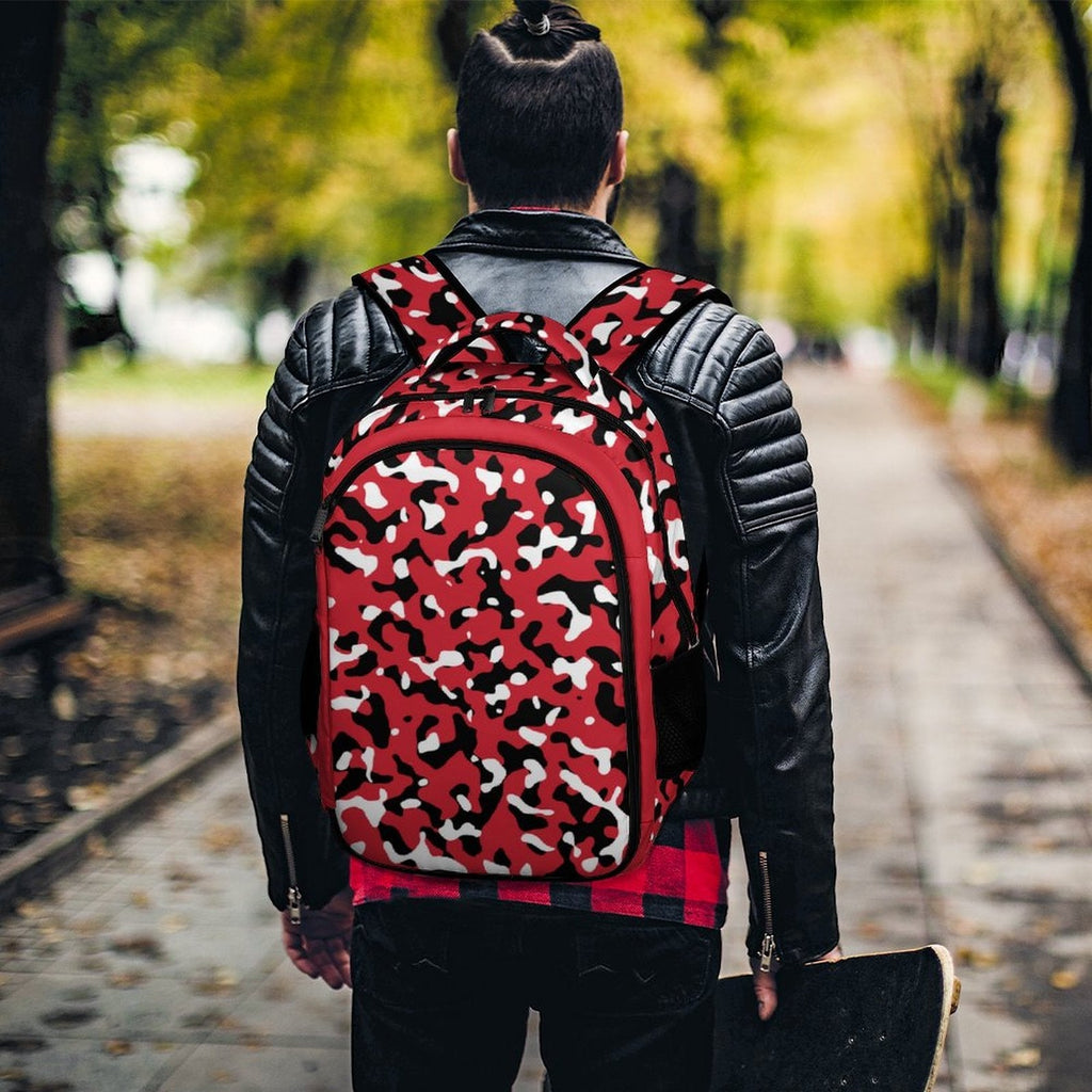 Trinidad & Tobago Flag Camo Casual Backpack - Conscious Apparel Store