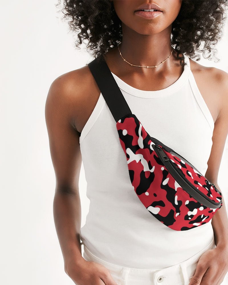 Trinidad & Tobago Flag Camo Crossbody Sling Bag - Conscious Apparel Store