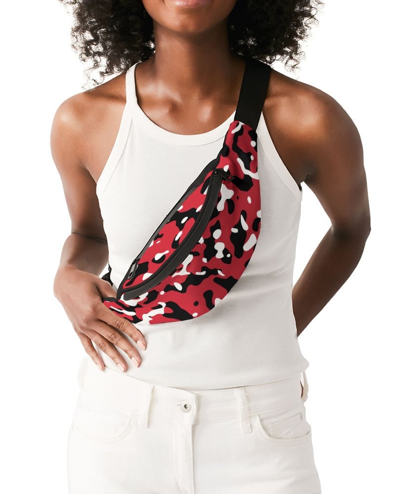 Trinidad & Tobago Flag Camo Crossbody Sling Bag - Conscious Apparel Store