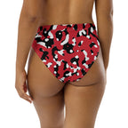 Trinidad & Tobago Flag Camo high-waisted bikini bottom - Conscious Apparel Store