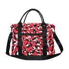 Trinidad & Tobago Flag Camo Large Capacity Duffle Bag - Conscious Apparel Store