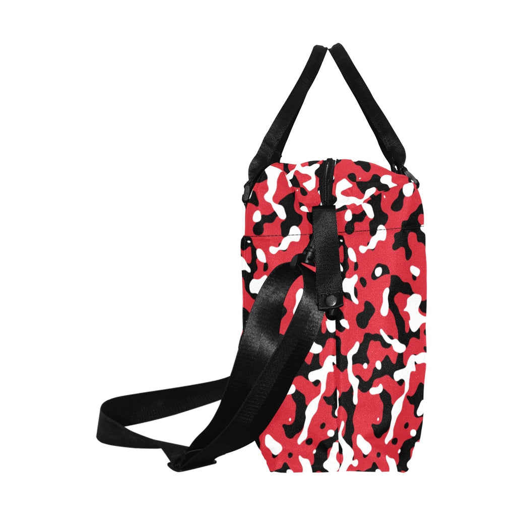 Trinidad & Tobago Flag Camo Large Capacity Duffle Bag - Conscious Apparel Store