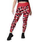 Trinidad & Tobago Flag Camo Leggings with pockets - Conscious Apparel Store