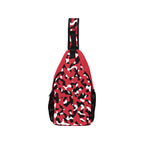 Trinidad & Tobago Flag Camo Men's Casual Chest Bag - Conscious Apparel Store