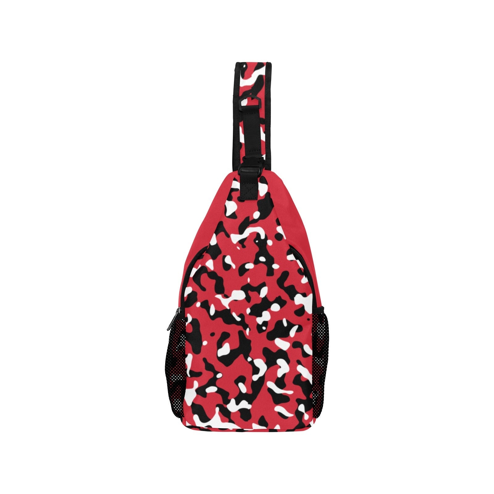 Trinidad & Tobago Flag Camo Men's Casual Chest Bag - Conscious Apparel Store