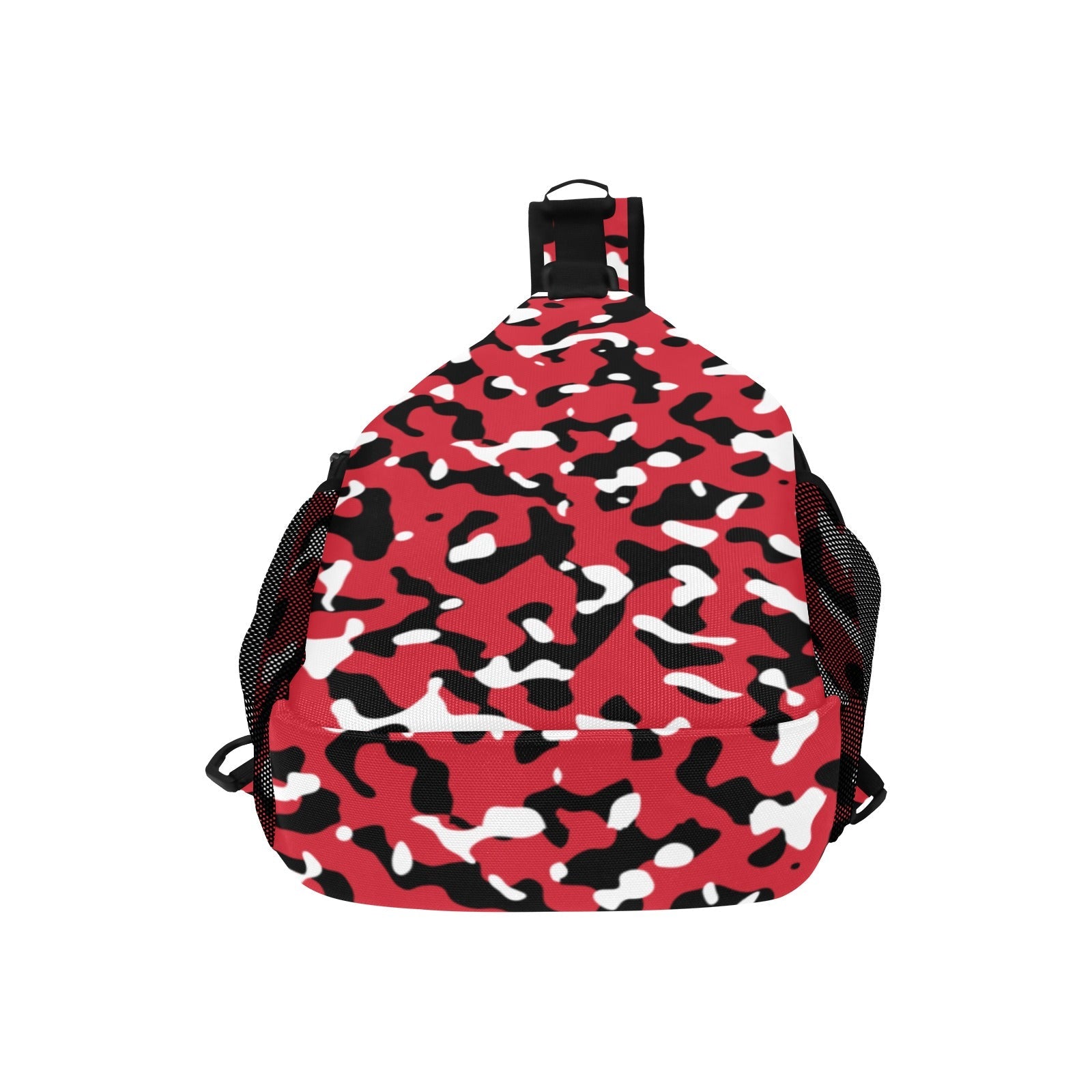 Trinidad & Tobago Flag Camo Men's Casual Chest Bag - Conscious Apparel Store