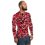 Trinidad & Tobago Flag Camo Men's Rash Guard - Conscious Apparel Store