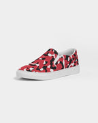 Trinidad & Tobago Flag Camo Men's Slip-On Canvas Shoe - Conscious Apparel Store