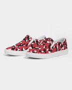 Trinidad & Tobago Flag Camo Men's Slip-On Canvas Shoe - Conscious Apparel Store