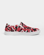 Trinidad & Tobago Flag Camo Men's Slip-On Canvas Shoe - Conscious Apparel Store