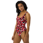 Trinidad & Tobago Flag Camo One-Piece Swimsuit - Conscious Apparel Store
