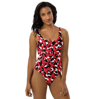 Trinidad & Tobago Flag Camo One - Piece Swimsuit - Conscious Apparel Store