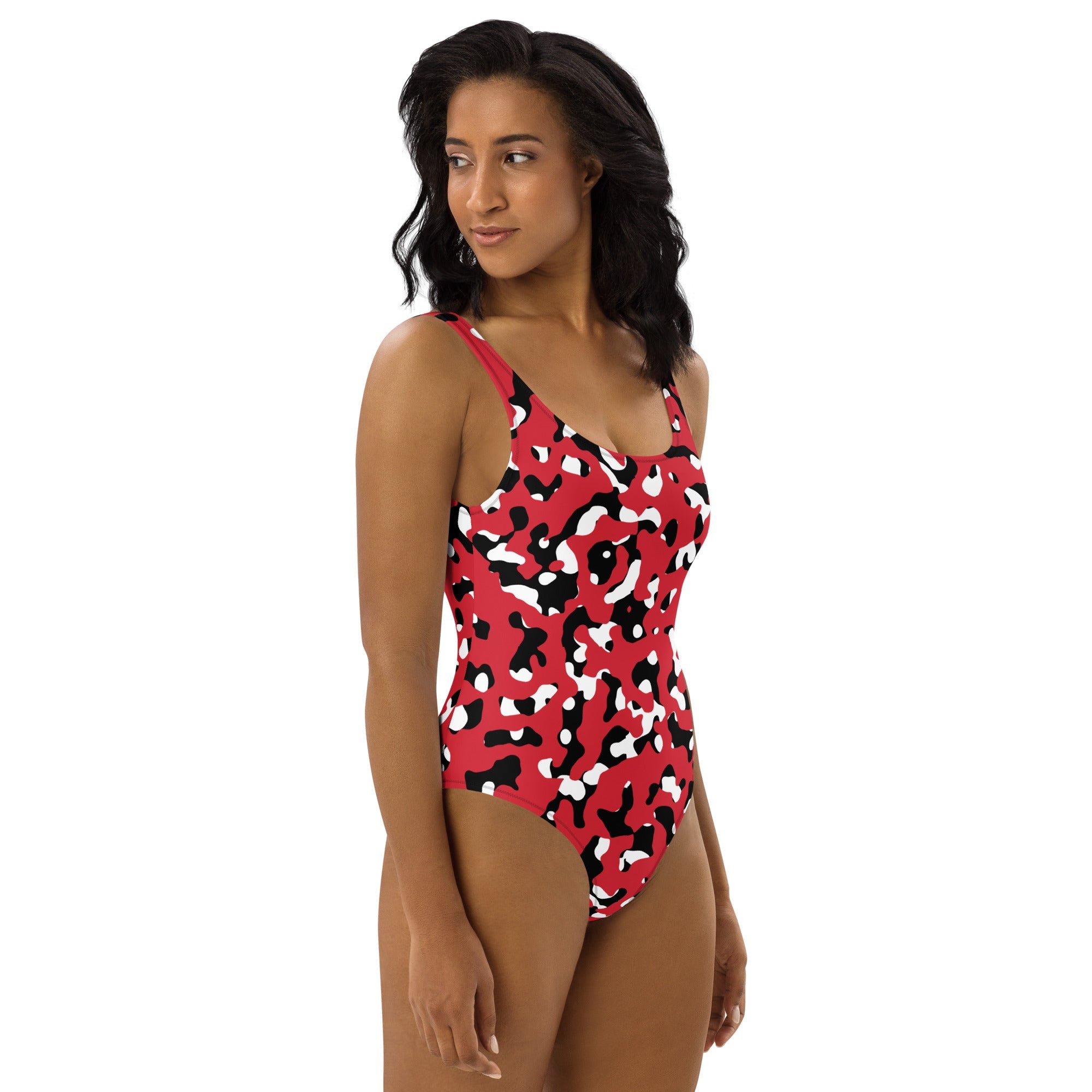 Trinidad & Tobago Flag Camo One - Piece Swimsuit - Conscious Apparel Store
