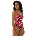 Trinidad & Tobago Flag Camo One-Piece Swimsuit - Conscious Apparel Store