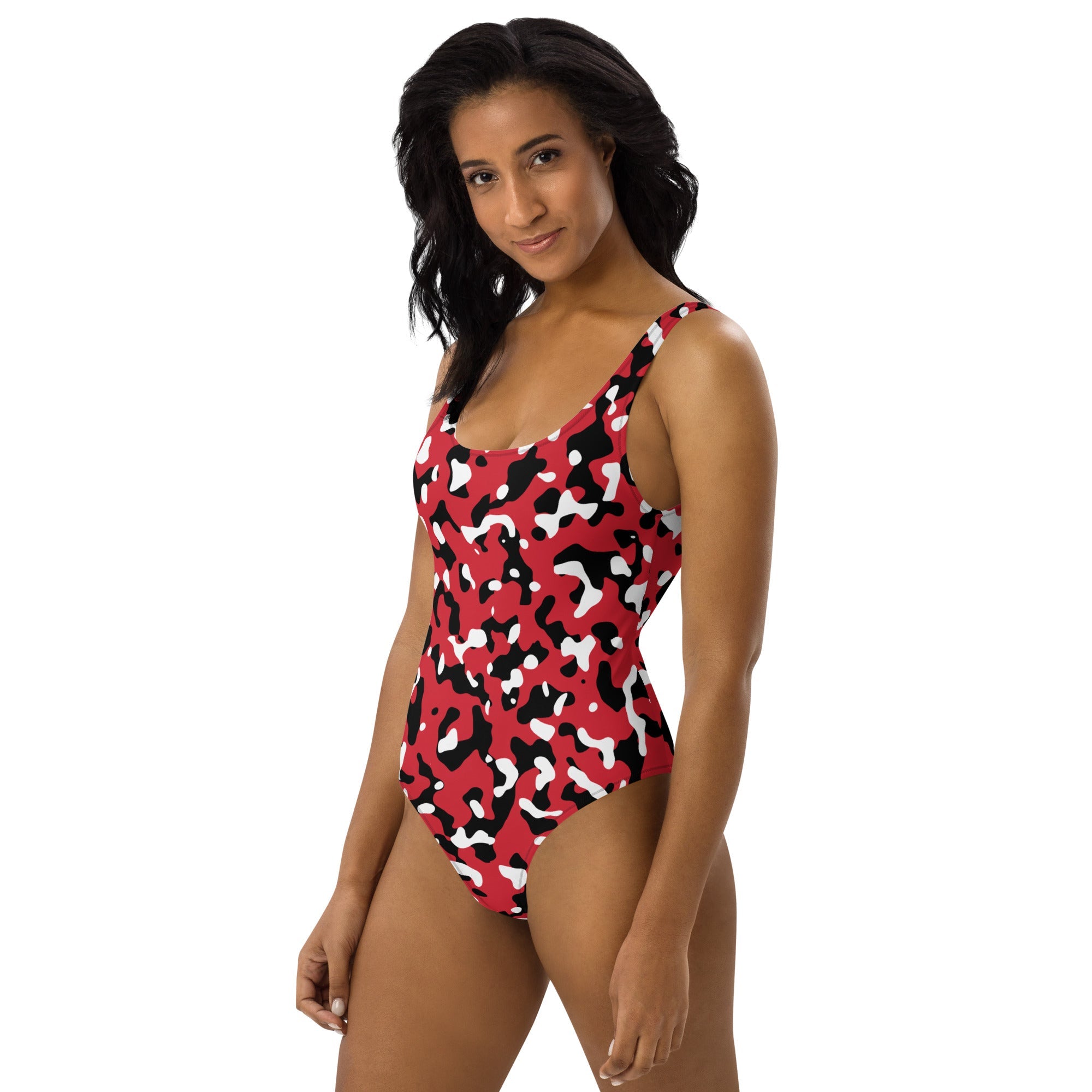 Trinidad & Tobago Flag Camo One - Piece Swimsuit - Conscious Apparel Store