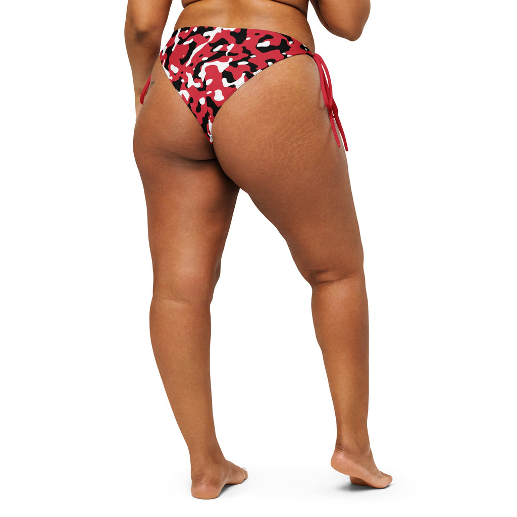 Trinidad & Tobago Flag Camo string bikini bottom - Conscious Apparel Store