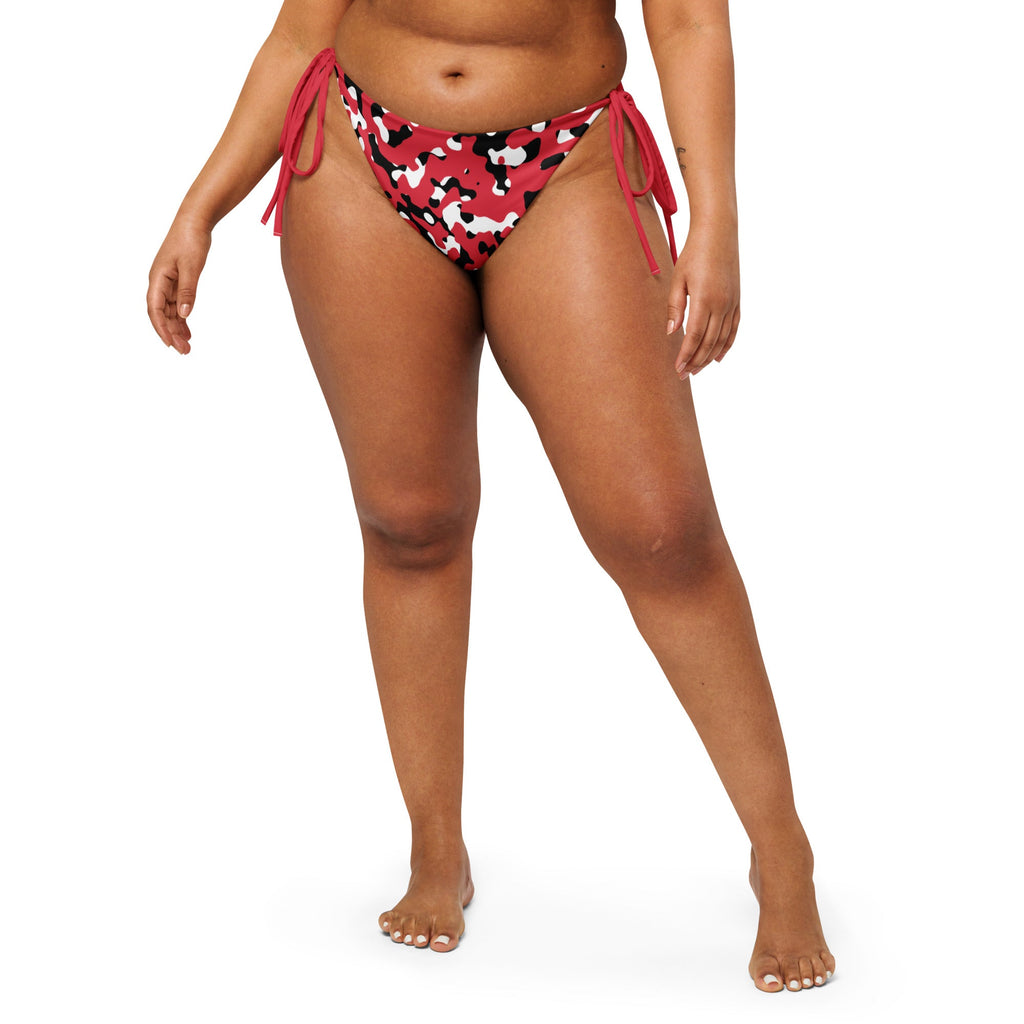 Trinidad & Tobago Flag Camo string bikini bottom - Conscious Apparel Store