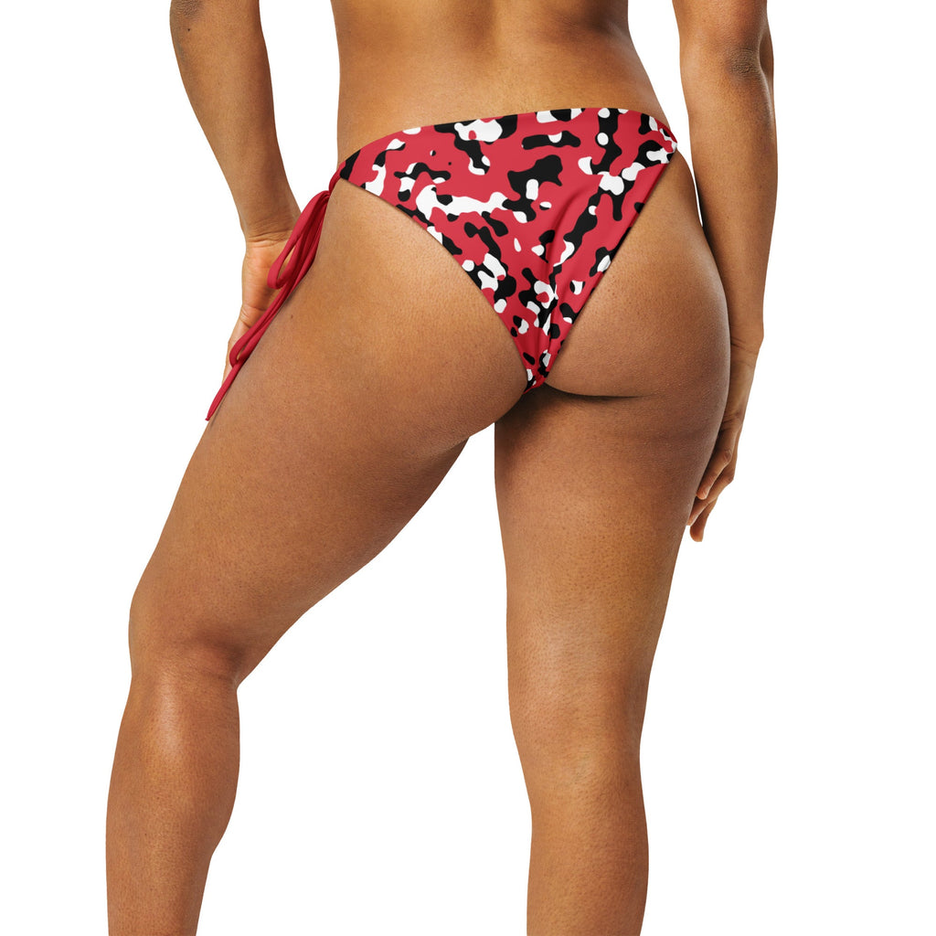Trinidad & Tobago Flag Camo string bikini bottom - Conscious Apparel Store