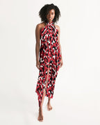 Trinidad & Tobago Flag Camo Swim Cover Up - Conscious Apparel Store