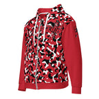 Trinidad & Tobago Flag Camo Unisex zip hoodie - Conscious Apparel Store