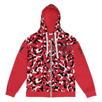 Trinidad & Tobago Flag Camo Unisex zip hoodie - Conscious Apparel Store