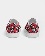 Trinidad & Tobago Flag Camo Women's Slip-On Canvas Shoe - Conscious Apparel Store