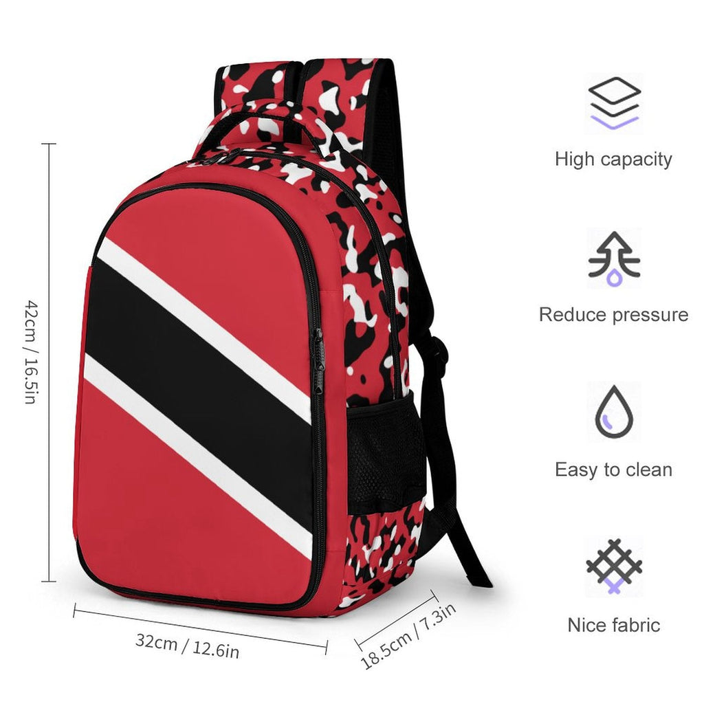 Trinidad & Tobago Flag Casual Backpack - Conscious Apparel Store