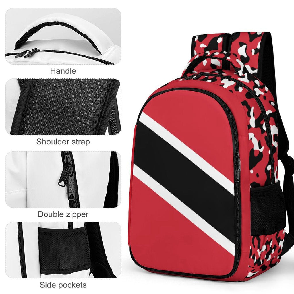 Trinidad & Tobago Flag Casual Backpack - Conscious Apparel Store