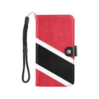 Trinidad & Tobago Flag Flip Leather Purse for Mobile Phone/Large - Conscious Apparel Store