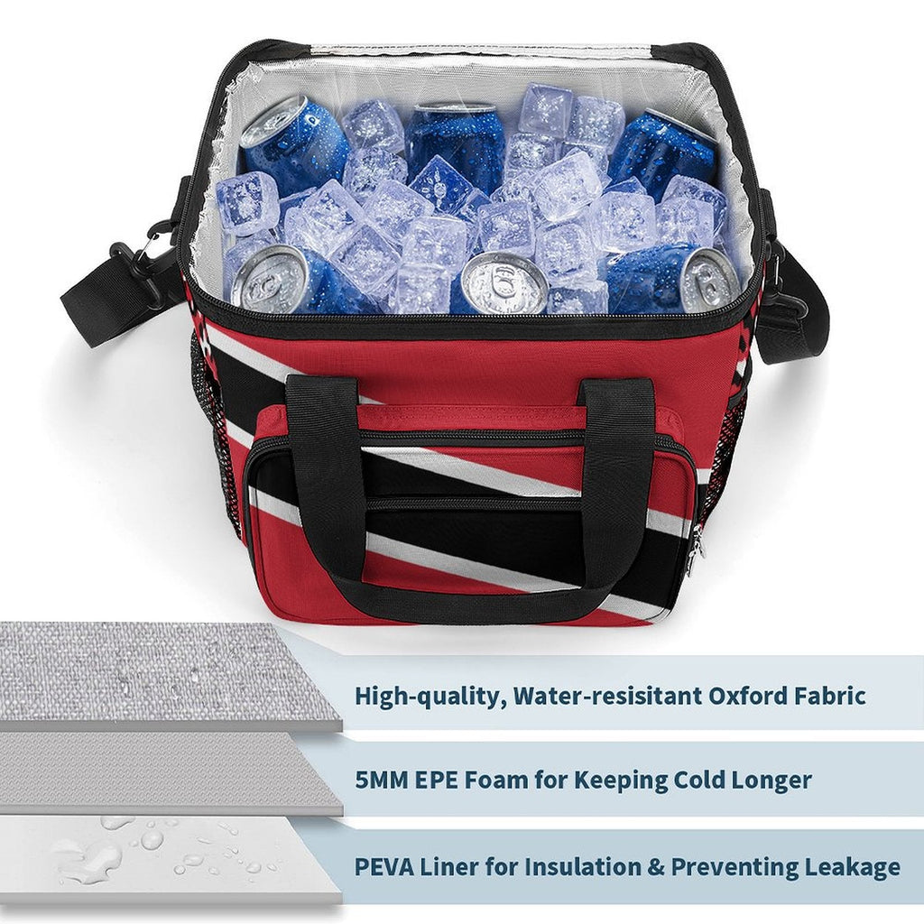Trinidad & Tobago Flag Insulated Cooler Bag - Conscious Apparel Store