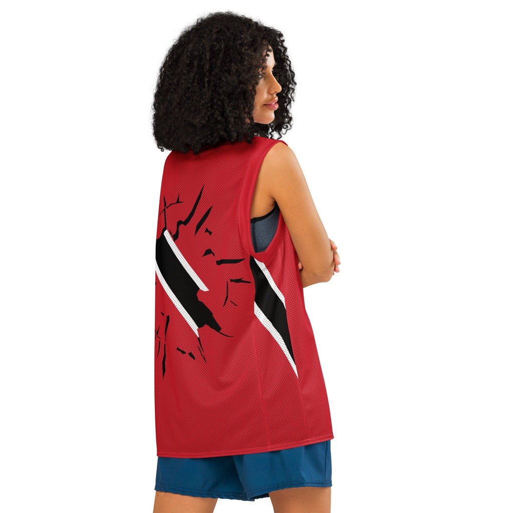 Trinidad & Tobago Flag Premium Sport Jersey Tank Top - Conscious Apparel Store