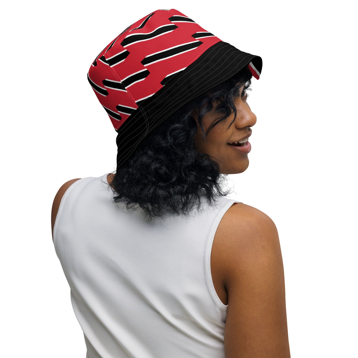 Trinidad & Tobago Flag Reversible bucket hat - Conscious Apparel Store