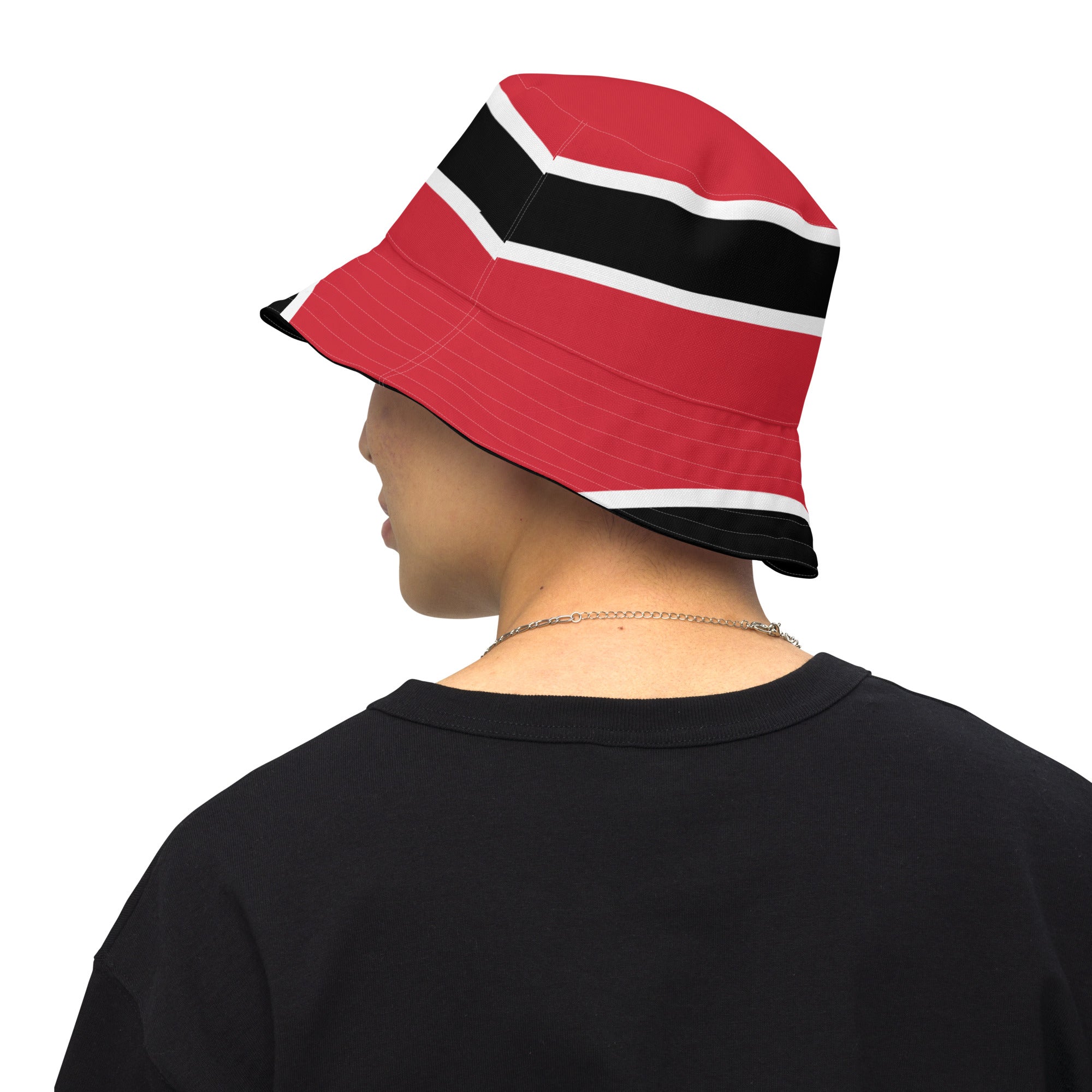 Trinidad & Tobago Flag Reversible bucket hat - Conscious Apparel Store