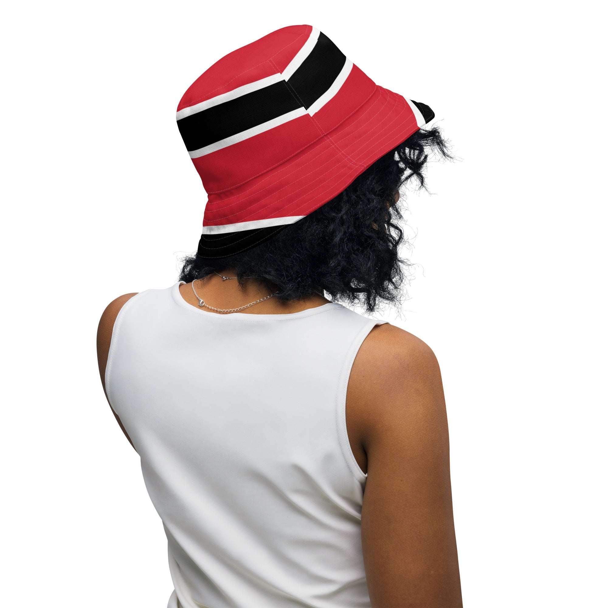 Trinidad & Tobago Flag Reversible bucket hat - Conscious Apparel Store