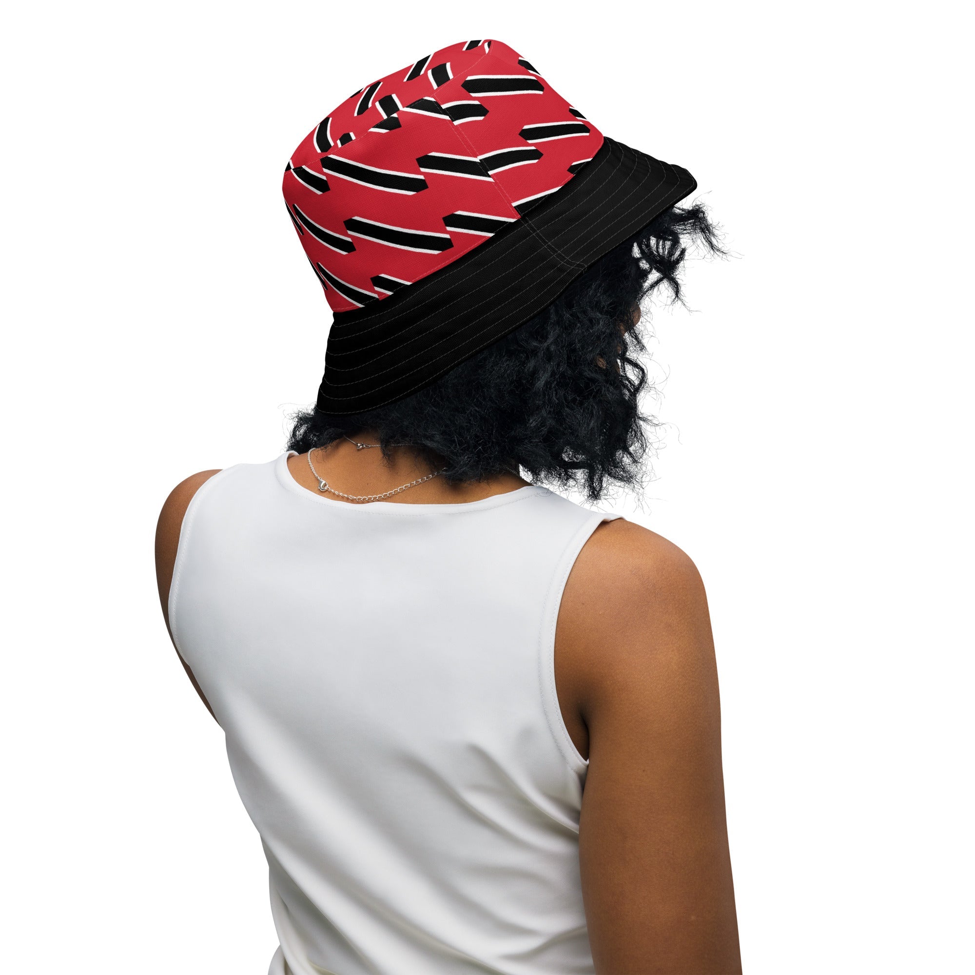 Trinidad & Tobago Flag Reversible bucket hat - Conscious Apparel Store
