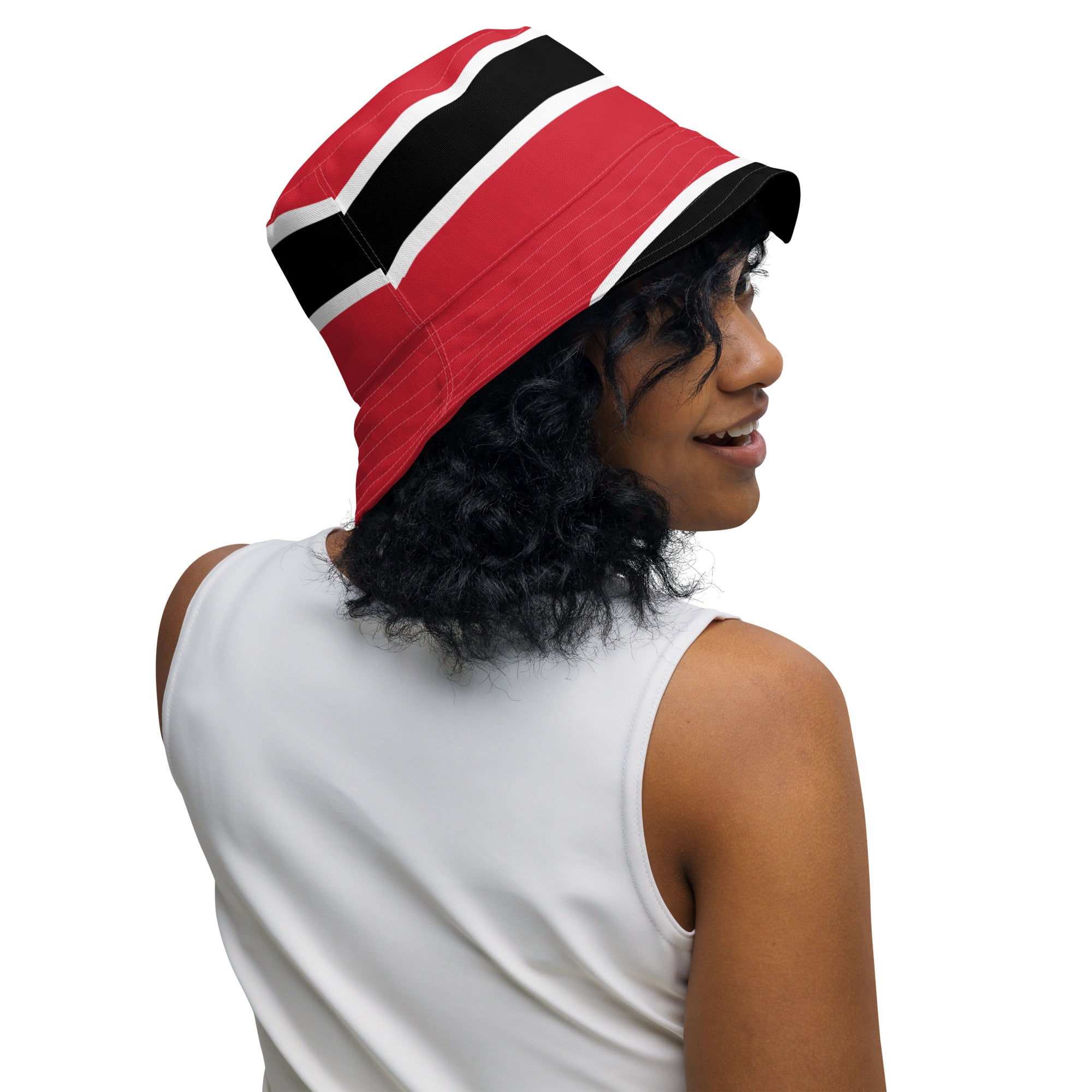 Trinidad & Tobago Flag Reversible bucket hat - Conscious Apparel Store